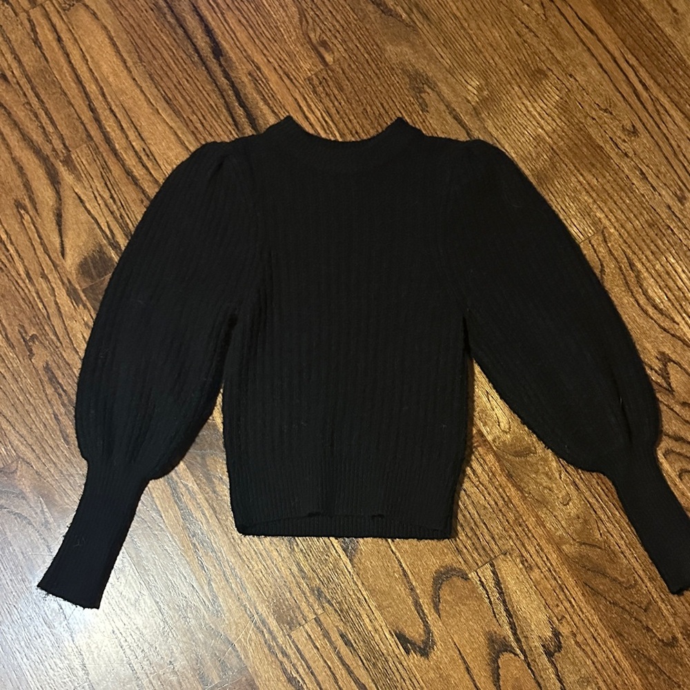 Leith Black Crew Neck Sweater